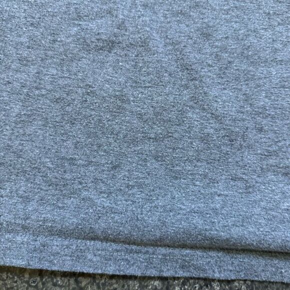 Cotton + Flow Grey Short Sleeve T-Shirt Button Front Size 2XL Cotton Polyester - Picture 5 of 12